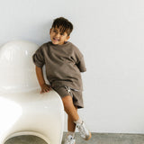 Comfort Sweatshorts- Vintage Brown