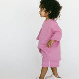 Comfort Sweatshorts- Pink