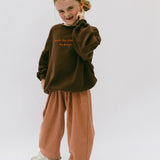 Check Pants- Tan & Red