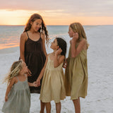 Athina Dress- Stripe Sunwashed