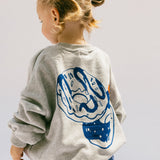Graphic Crewneck- Donuts- Gray