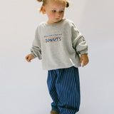 Graphic Crewneck- Donuts- Gray