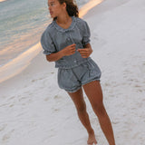 Sintra Bloomers- Gingham Onyx