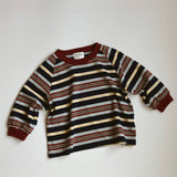 Retro Stripe Long Sleeve- Navy