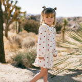 Muslin Collared Set- Strawberry