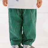 Striped Pants- Green