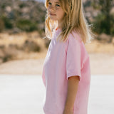 Baggy Tee- Baby Pink