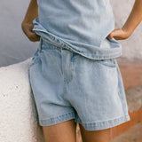 Denim Shorts- Light Wash