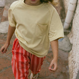 Pocket Graphic Tee- Fruit- Vintage Yellow