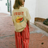 Pocket Graphic Tee- Fruit- Vintage Yellow