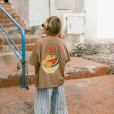 Retro Twill Pants- Blueberry Muffin