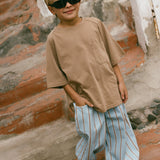 Retro Twill Pants- Blueberry Muffin