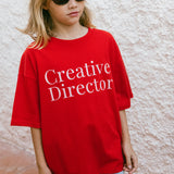 Graphic Tee- Creative Director- Red