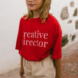 Graphic Tee- Creative Director- Red