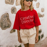 Graphic Tee- Creative Director- Red