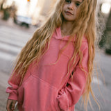 Terry Hoodie- Bright Pink