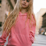 Terry Hoodie- Bright Pink