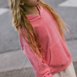 Terry Hoodie- Bright Pink