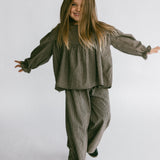 Willow Set- Black Gingham