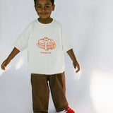 Check Pants- Brown & Orange