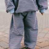 Everyday Stripe Pants- Blue