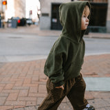 Terry Hoodie- Army Green