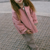 Striped Terry Pants- Brown