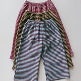 Everyday Stripe Pants- Blue