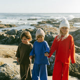 Knitted Cotton Set- Blue