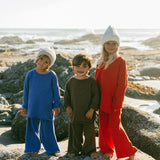 Knitted Cotton Set- Brown