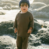 Knitted Cotton Set- Brown