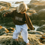 More More Crewneck- Brown