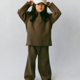 Knitted Cotton Set- Brown