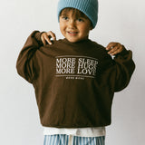 More More Crewneck- Brown