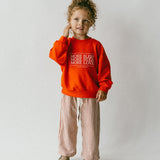 Stripe Pants- Red & Cream