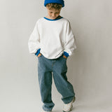 Straight Denim- Medium Wash