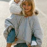 Half Zip Pullover- Striped