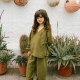 Arosa Blouse- Olive