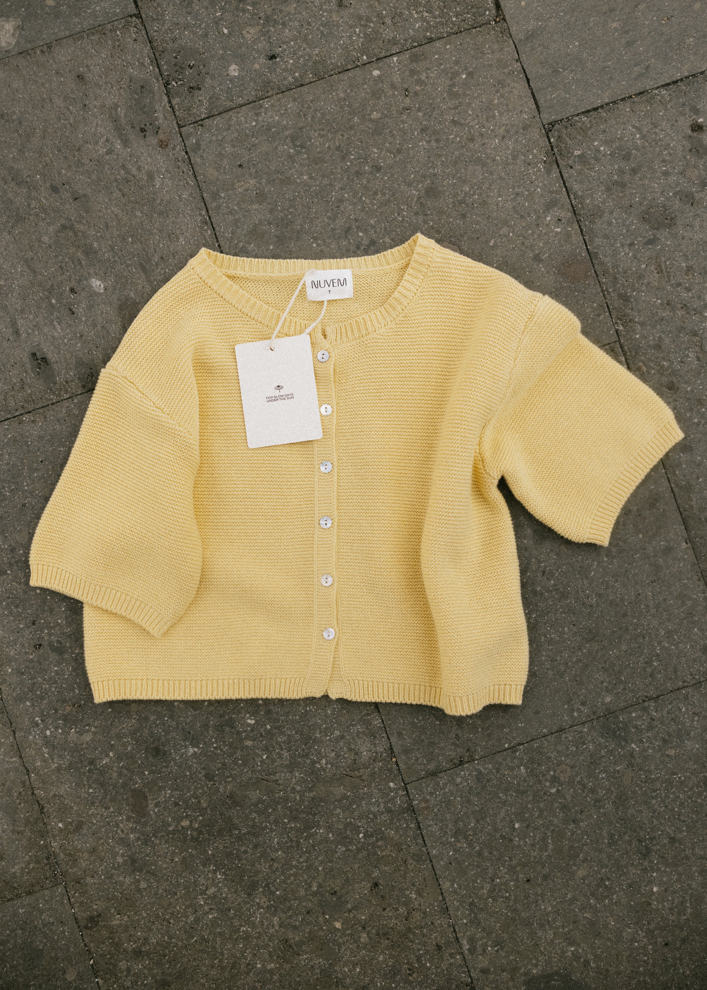 Évora Cardigan- Yellow