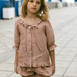 Sintra Blouse- Blush