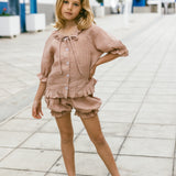 Sintra Blouse- Blush