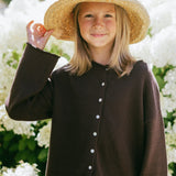 Rosalie Cardigan- Coffee