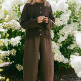 Rosalie Cardigan- Coffee
