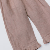 Geneva Ruffle Pants- Blush