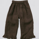 Geneva Ruffle Pants- Moka