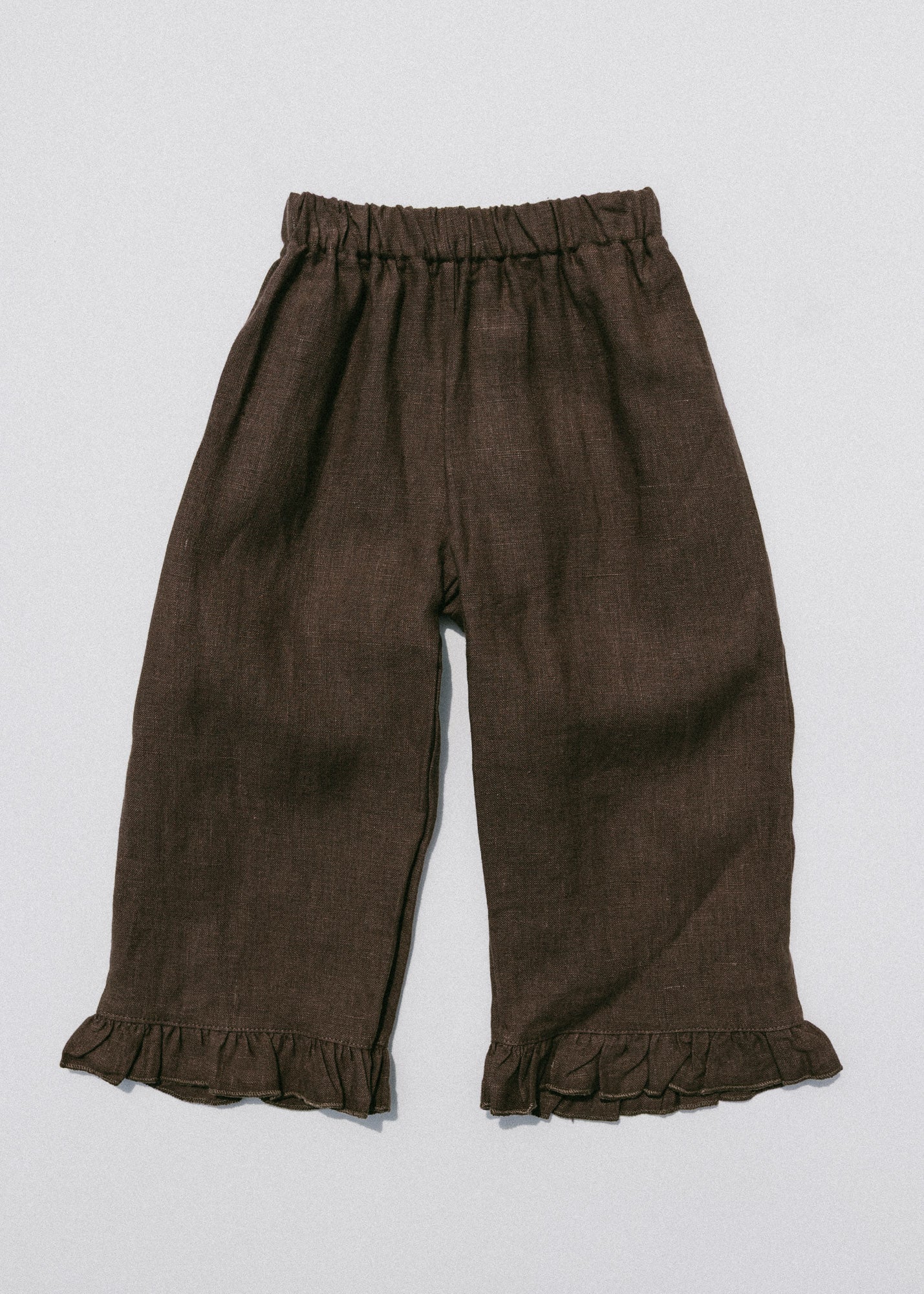 Geneva Ruffle Pants- Moka