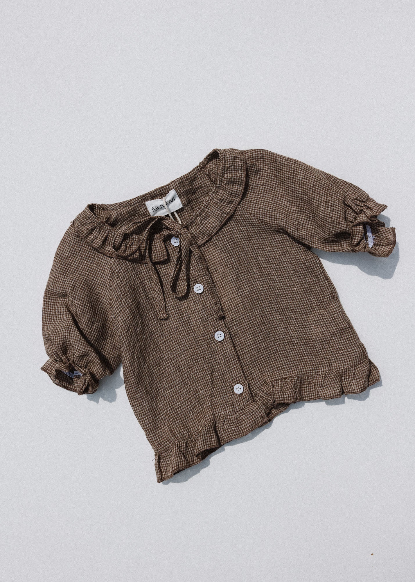 Sintra Blouse- Gingham Hazel