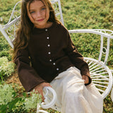 Rosalie Cardigan- Coffee