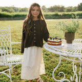 Rosalie Cardigan- Coffee