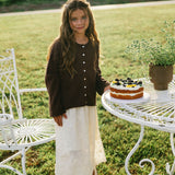 Rosalie Cardigan- Coffee